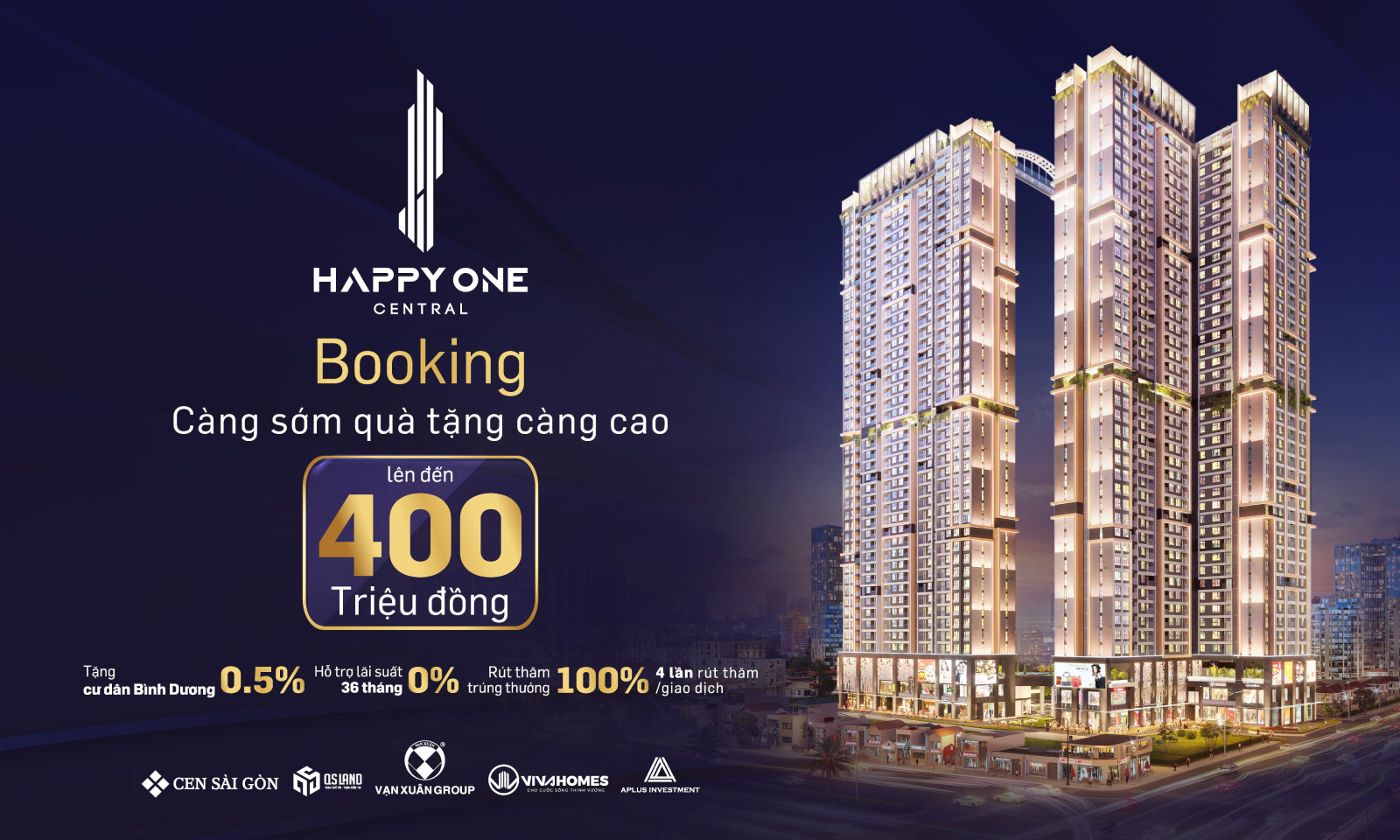 Happy One Central ưu đãi đặc biệt cho cư dân Bình Dương