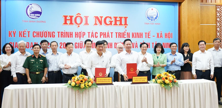 Bình Dương và Tây Ninh ký kết hợp tác phát triển kinh tế - xã hội giai đoạn 2023-2025