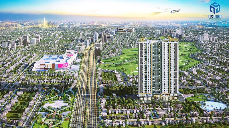 Phối cảnh dự án Diamond Boulevard - Tuyệt phẩm căn hộ mặt tiền Đại lộ Kim Cương