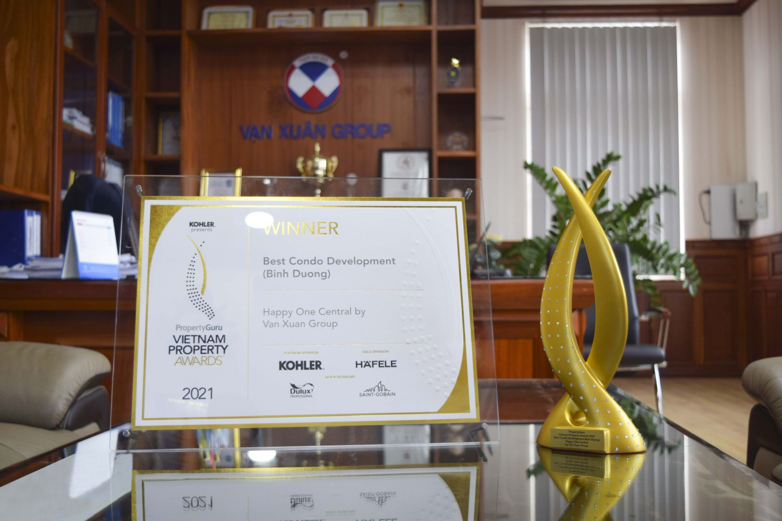 Happy One Central - dự án “Căn hộ tốt nhất Bình Dương 2021” do Property Guru Awards bình chọn.